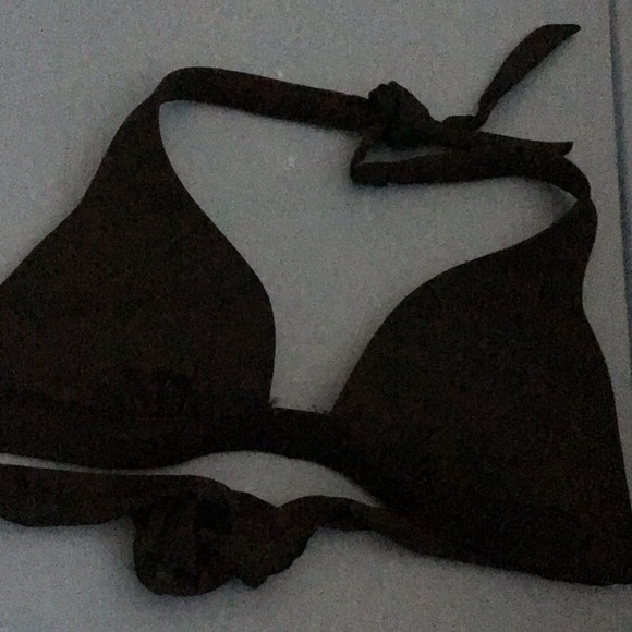 Victoria’s Secret Black Push Up Bikini Top Halter Neck Sz small - Picture 5 of 6